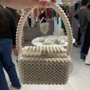 RETROFETE Eclipse Pearl Beaded Handbag